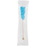 Blue Raspberry Wrapped Rock Candy