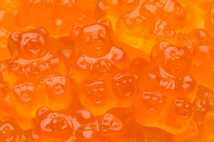 Bulk Orange Flavored Gummy Bears For Sale